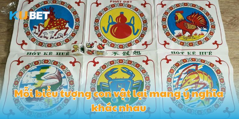 Mỗi biểu tượng con vật lại mang ý nghĩa khác nhau
